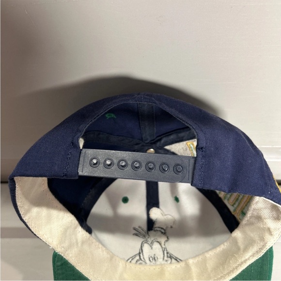 Vintage Goofy Disney Embroidered Adult Snapback Hat Cap Made In USA Navy Blue - Picture 6 of 8